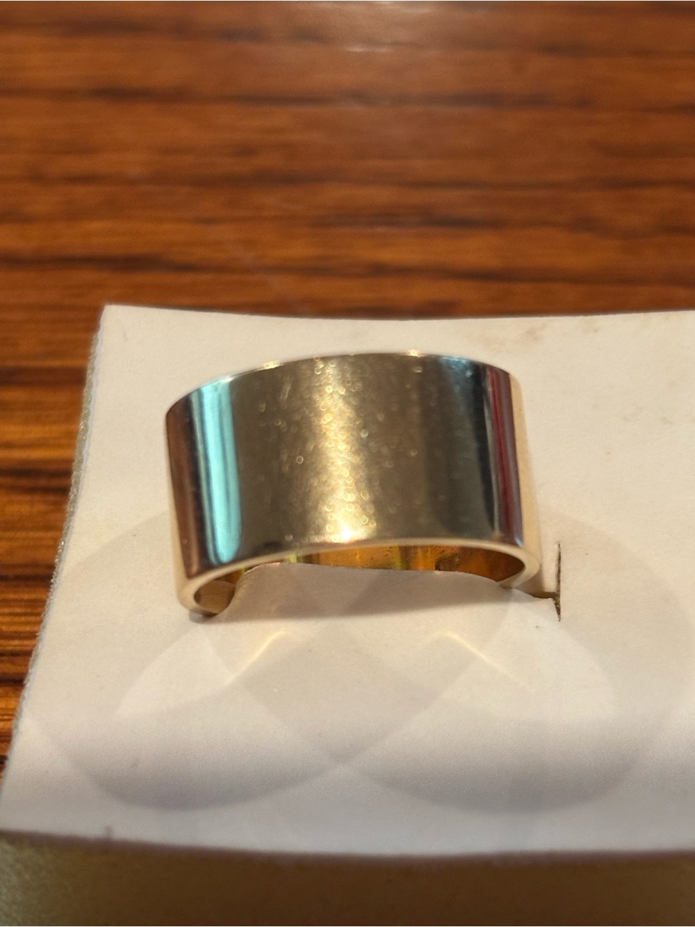 14K Wide Band Ring